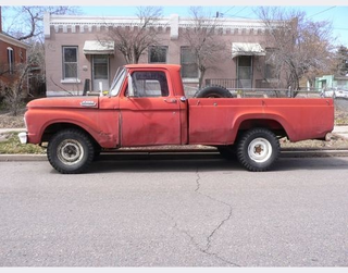 Illustration for article titled 1963 Ford Pickup Down On The Denver Street